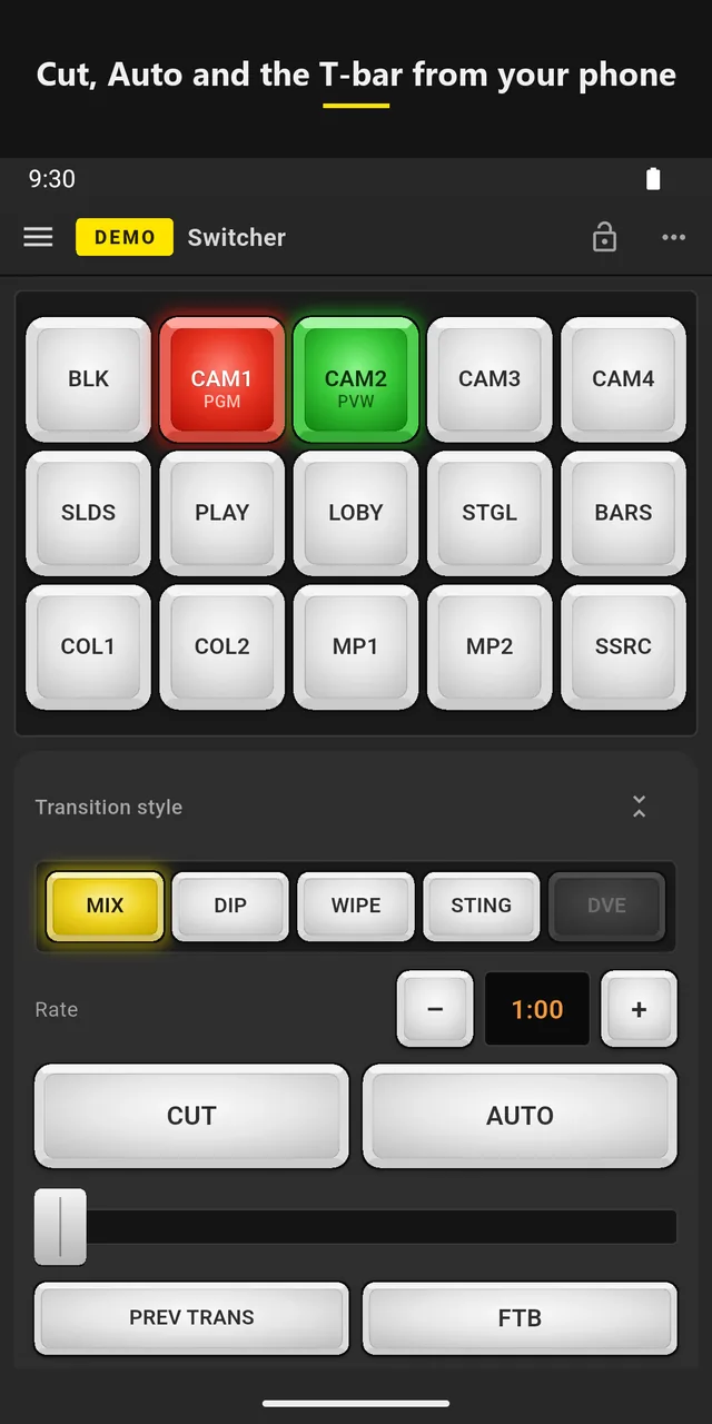 واجهة ProSwitcher